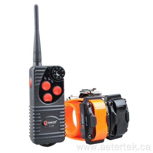 Aetertek AT-216D dog shock collar with 2 receivers